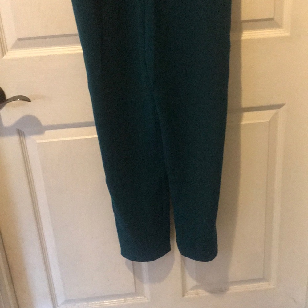 Emerald green jumpsuit size 6 - Picture 2 of 4